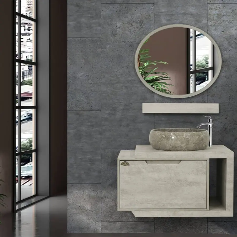 روشویی روکابینتی بدون جای شیر رنگی