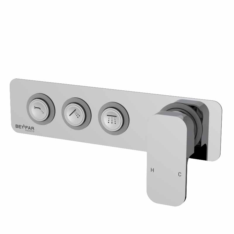 شیرآلات یک تکه توکار حمام